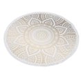 thumbnail image 3 of Round Microfiber Mandala Beach Towel Indian Hippie Boho Beach Towel with Tassels Oversized Wrap Blan, 3 of 5