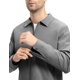 thumbnail image 4 of Chaqueta cortavientos ligera para hombre TBMPOY, gris, resistente al agua, 4 of 6