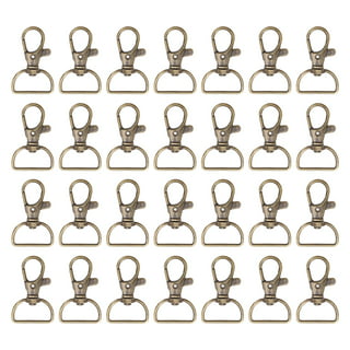 50 Pack Metal Swivel Lobster Claw Clasp Lanyard Snap Hook 1.25” x