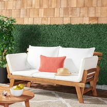 SAFAVIEH Emely Outdoor Patio Daybed, Natural/Beige