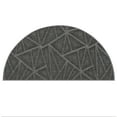 thumbnail image 1 of Furnish My Place Indoor Floor Rug - 30" x 60" Half Round, Gray, Geometrical Print, Customized Area Rug for Bedrooms, Hallways, Living Rooms, 1 of 5