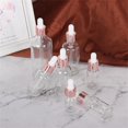thumbnail image 2 of 5ml/10ml/15ml/20ml/30ml/50ml/100ml Botella De Aceite Esencial Transparente Rodillo Bola De Vidrio Embalaje Cosmético Con Gotero, 2 of 3