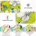 thumbnail image 3 of Plush Pillow Cases Standard Size Ultra Soft Warm Pillowcases with Zipper Hawaiian-style White Hibiscus Flowers 20"x26", 3 of 9