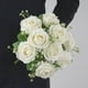 thumbnail image 4 of Ramo de rosas artificiales | Arreglo floral artificial | Decoración floral artificial de 9 cabezas para el hogar, sala de estar, bodas y centros de mesa, 4 of 7