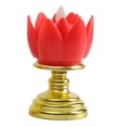 thumbnail image 2 of Lámpara de ambiente de vela LED con forma de loto oscilante para decoración del hogar (rojo) Tmvgtek Para estrenar, 2 of 4