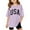 Z01Light Purple, variant on Toddler Shirts Girls Size 7-8 Years Tops for Teens Vacation Tops Graphic Printed Top Oversized Tops Casual Crewneck Basic Tees #Grey