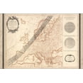 thumbnail image 1 of 24"x36" Gallery Poster, map solar eclipse europe 1 April 1764 in french, 1 of 1