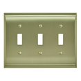 thumbnail image 1 of Candler 3 Toggle Golden Champagne Wall Plate, 1 of 1