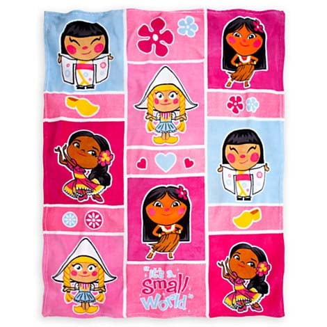 Disney Throw Blanket - ''It's A Small World'' Children