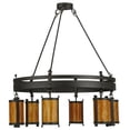 thumbnail image 4 of Meyda Tiffany 146064 Beartooth 6 Light 54" Wide Ring Chandelier - Custom / Hand Wrought, 4 of 5