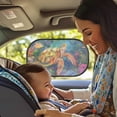 thumbnail image 2 of KUIFORTI Turtle Car Window Shade 2 Pack Cling Sunshade for Car Windows, Baby Side Window Car Sun Shades for Blocking Sun Glare, UV Rays, 2 of 8