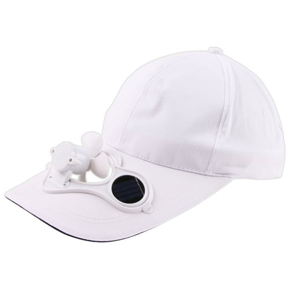 Solar Powered Fan Baseball Cap Unisex Sun Visor Hat For Outdoor Sports And Summer Activities