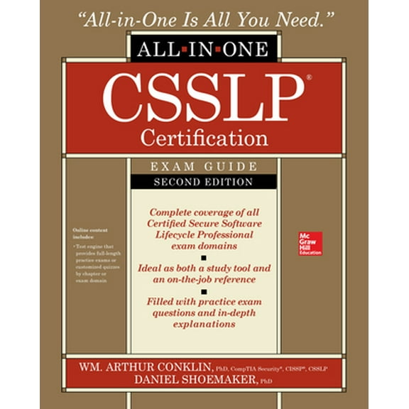 Pre-Owned Csslp Certification All-In-One Exam Guide, Second Edition (Paperback) 1260441687 9781260441680
