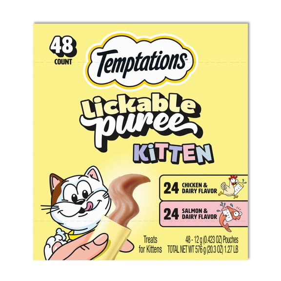 TEMPTATIONS Creamy Purrrr-ee Kitten 48ct MVMP