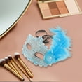 thumbnail image 4 of Unique Bargains 1 Pc Princess Feather Half Face Party Mask for Masquerade Party Blue, 4 of 5