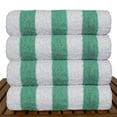 thumbnail image 2 of Luxury Hotel & Spa Towel 100% Egyptian Cotton Pool Beach Towels - Cabana - Green - Set of 4, 2 of 4