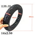 thumbnail image 4 of Ana 14 inch 14x2.50 Solid Tire 2.50-10 No-inflation Tyre for Electric Vehicle, 4 of 6