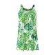 thumbnail image 5 of Vestido de Fiesta de las Mujeres Cuello Redondo sin Mangas Corbata Gradiente Teñido Vestido de Playa, Mezcla de Poliéster Spandex para Ocasional, 5 of 7