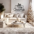 thumbnail image 5 of LaModaHome Merry Christmas Metal Wall Art for Holiday Season, Entryway - Festive Home Accent, Customizable Elegant Script Design, Housewarming GiftHome Decoration Gift -7.9"x10.2"/20x26cm, 5 of 5