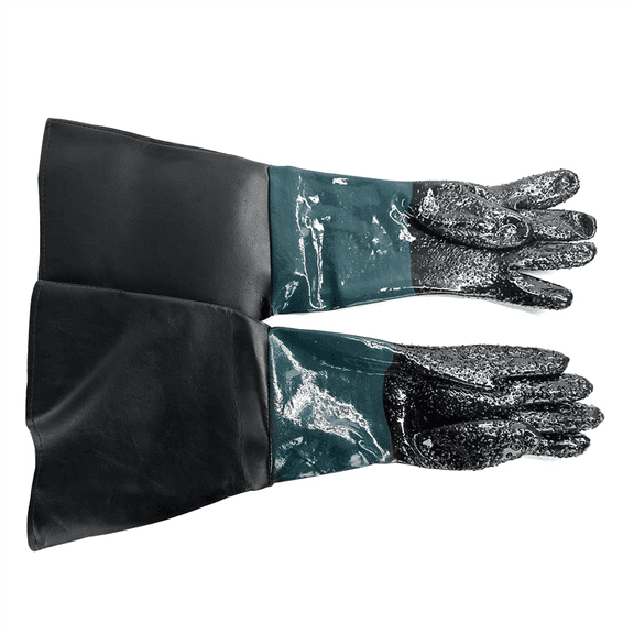 New Arrivals Blast Rubber Gloves for Sandblasting Sandblaster 23.6 Inch