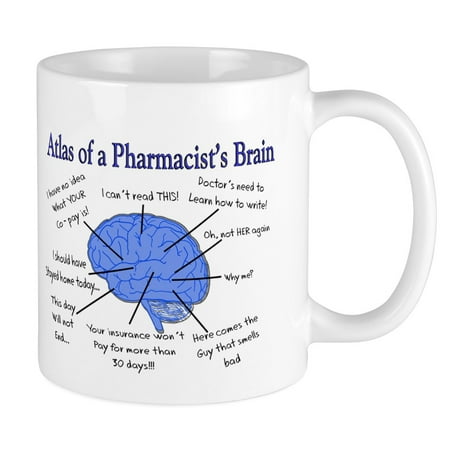 - CafePress - Atlas Of A Pharmacists Brain Mugs - Unique Coffee Mug, Coffee Cup CafePress