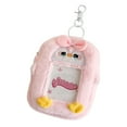 thumbnail image 3 of Llavero de peluche con forma de tarjeta fotográfica para tarjetas de fútbol, ​​tarjetas de autobús Rosa, 3 of 9