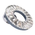 thumbnail image 2 of Lámpara de pared de cristal Lámpara decorativa de acero inoxidable de 12 W para escalera de pasillo de hotel 85-265 V blanco, 2 of 8
