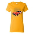 thumbnail image 1 of Ford '76 Gran Torino Vintage Car Cars and Trucks Womens Graphic T-Shirt, Gold, Large, 1 of 3