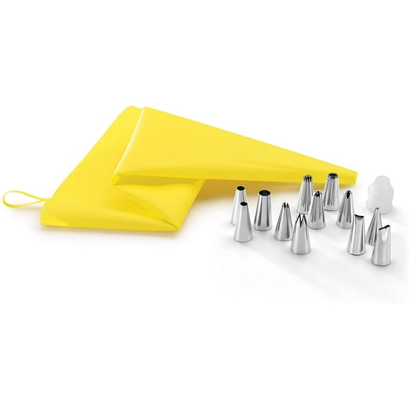 Cuisinart 13 Piece Cake Decorating Set, Yellow, CTG-00-13PS