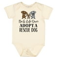 thumbnail image 3 of Inktastic Adopt a Rescue Dog Pet Boys or Girls Baby Bodysuit, 3 of 5