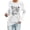 White, variant on SAZBJOJN Long Sleeve Shirts for Women Witch Way to the Wine Letter Funny Halloween Print Crew Neck Pullover Tops for Women Wine Drinker Gift Halloween Shirts Size M White