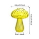 thumbnail image 2 of Jarrón hidropónico de cristal - Marco de nogal, diseño de probeta, para decoración del hogar/plantas hidrófilas, 2 of 3