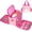 Pink, variant on Carrying Case Compatible with Little Tikes Story Dream Machine Books Starter Set,Portable Storage Bag for Story Books and Character with Handle and Shoulder Strap,Case Only