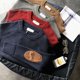 thumbnail image 2 of Suéter de cuello redondo de otoño e invierno para hombre, suéter holgado de moda de talla grande para hombres gordos, chaqueta, suéter, 2 of 5
