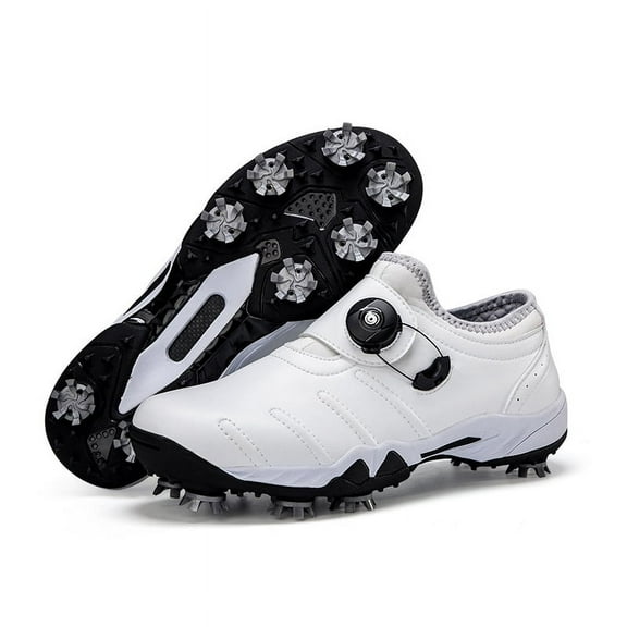 New Men Women Unisex Golf Shoes Professional Outdoor Waterproof Lightweight No-Slip Golf Walking Sport Sneakers 8 Spikes Golf Trainers