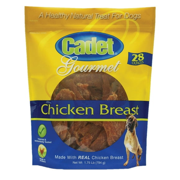 CADET C01310 CADET PREMIUM GOURMET CHICKEN BREAST TREATS 28 OUNCES