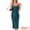 Blue, variant on DARING DIVA Women's Satin Silky Hem Cowl Neck Sleeveless Midi Nightgown XS Black