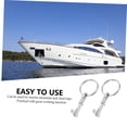 thumbnail image 4 of WESIEVYA 2Set Stainless Steel Boat Pin for Marine Usage Safety Mounting Clevis Shape 7.5X0.87X0.2In, 4 of 5
