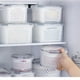 thumbnail image 3 of Juego de recipientes para almacenamiento de alimentos Ronanemon para nevera, paquete de 3 unidades, sin BPA, 3 of 6