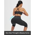 thumbnail image 5 of BALEAF Womens High Waisted Capri Leggings with Pockets Tummy Control Yoga Gym Pants Black L, 5 of 7