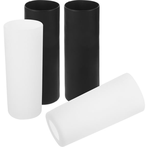 HOOWIFFY 4-Pack Silicone Bottle Sleeves Non-Insulated Protective Covers for Water Bottles and Tumblers, Assorted
