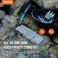 thumbnail image 2 of Kit de barrido dorado VEVOR Mini esclusa con accesorios, 16 piezas, 2 of 9