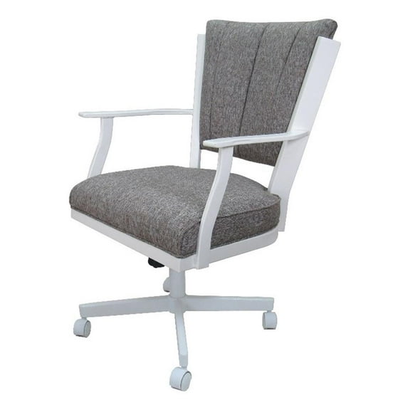 Montana Swivel Metal Dining Caster Chair on Reading Base