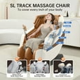 thumbnail image 6 of Real Relax 3D Massage Chair, Full Body Zero Gravity Recliner with SL Track, Yoga Stretching, Foot Rollers, Bluetooth, Heating, Brown, 6 of 8