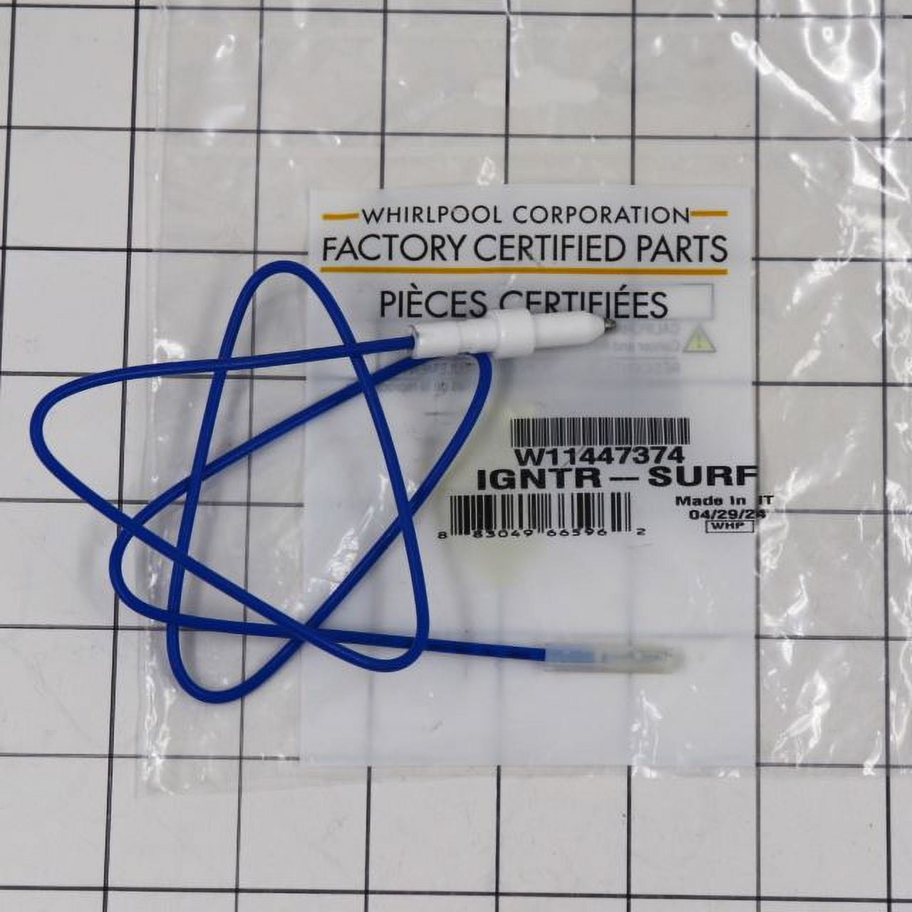Whirlpool Range/Stove/Oven Spark Electrode W11447374