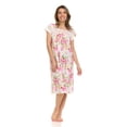 thumbnail image 2 of JEFFRICO 2 Pack Nightgowns for Women - Short Sleeve Soft Womens Nightgowns & Sleepshirts, 2 of 12