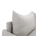 thumbnail image 2 of Modern Sofa Couch, Upholstered 2-Seat Loveseat Sofa for Living Room, Bedroom, Small Space, Office, Beige, 2 of 6