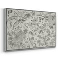 thumbnail image 3 of Vintage Abstract Print-XVI Framed in Silver Wood Gallery Wrapped Canvas 27 in. x 41 in., 3 of 8