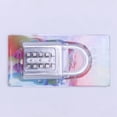 thumbnail image 4 of 2X Anti-Theft Button Combination Padlock Digit Push Password Lock Zinc Alloy Security Lock Suitcase Luggage Coded Lock, 4 of 6