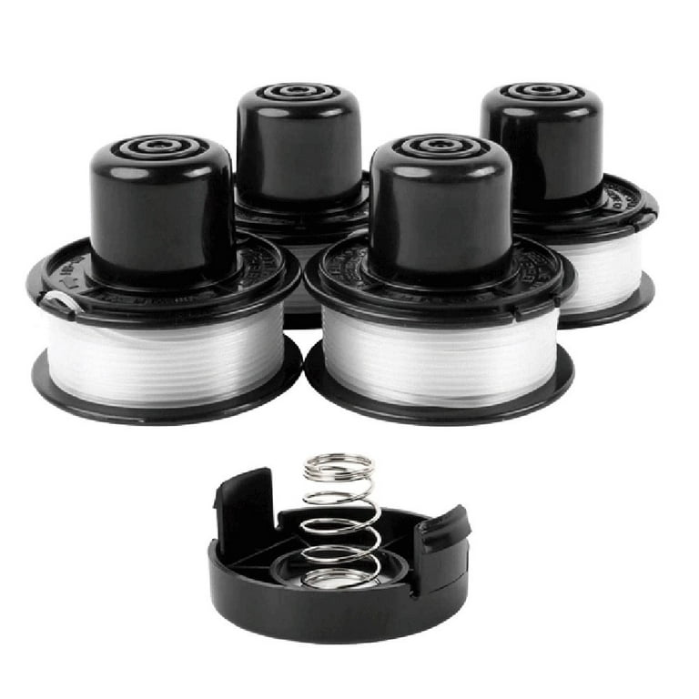 6 Pack RS 136 Weed Eater String for .065, 20ft Black Decker String Trimmer  Replacement Line Spool for ST4500, ST4000, RS 136 BKP, 143684 01 Spool  Model 